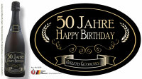 „50 Jahre - Happy Birthday“ Aufkleber...