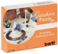 Gutscheinpuzzle "Dinner"