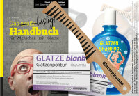 Das ULTIMATIVE Glatzen Geschenkset (4-teilig) | Glatzenbuch, Glatzen-Kamm, Glatzen-Politur & Glatzen-Shampoo