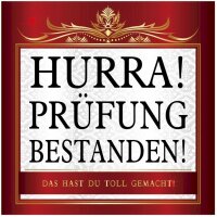 Aufkleber "Prüfung bestanden"