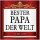 Aufkleber "Bester PAPA"