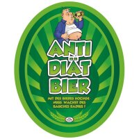 Bier-Etikett "Anti-Diät", 2-tlg.