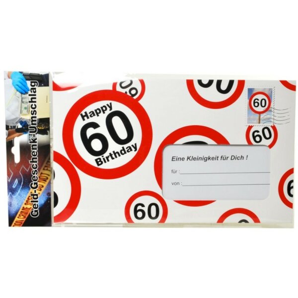 Riesen-Umschlag "60"