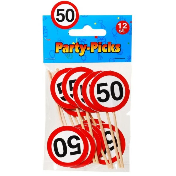 Party-Picks "50", 12-tlg.