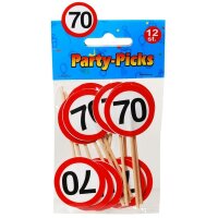 Party-Picks "70", 12-tlg.