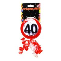 Verpackungs-Deko "40"