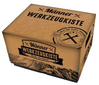 Bierkisten-Geschenkverpackung Motiv "Männer...