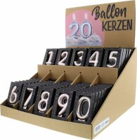 Ballon Kerzen Zahlen 0-9