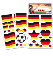 Tattoos für Deutschland-Fans sort. Designs