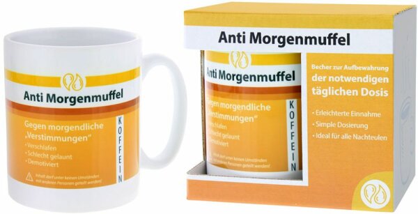 Anti-Morgenmuffel-Kaffeebecher