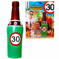 Aufblasbare Sektflasche „30“