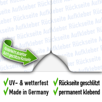 11 Premium Aufkleber "Alarmanlage" mit UV Schutz für Innen & Außen