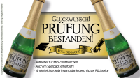 „Prüfung bestanden“ Aufkleber für...